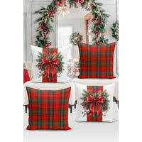 KISSENBEZUG-SET Artfchrst4-62 43/43 cm  - Multicolor, Basics, Textil (43/43cm) - X-Mas