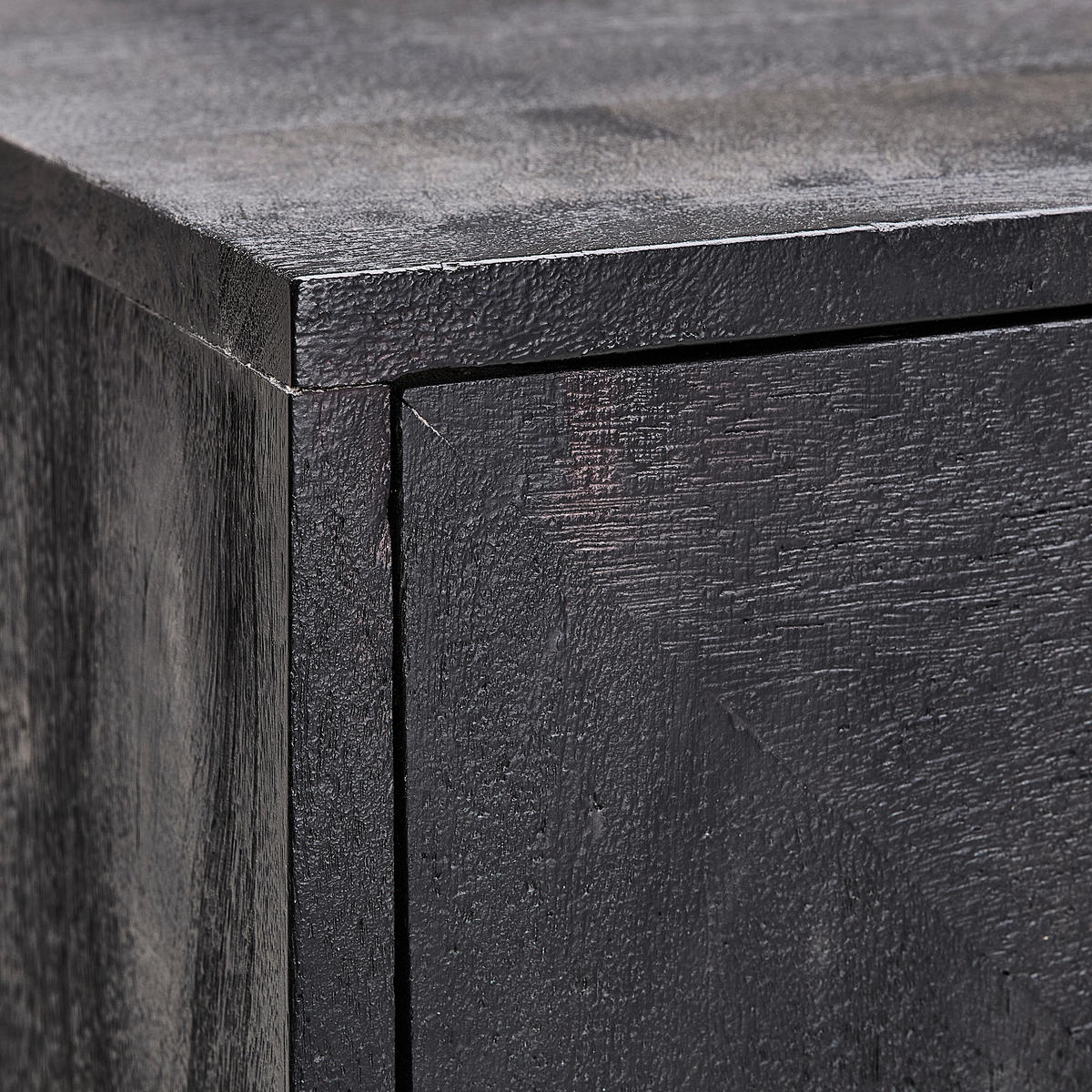 HIGHBOARD  in 85/145/40 cm  - Schwarz, Design, Holz/Metall (85/145/40cm) - Livetastic