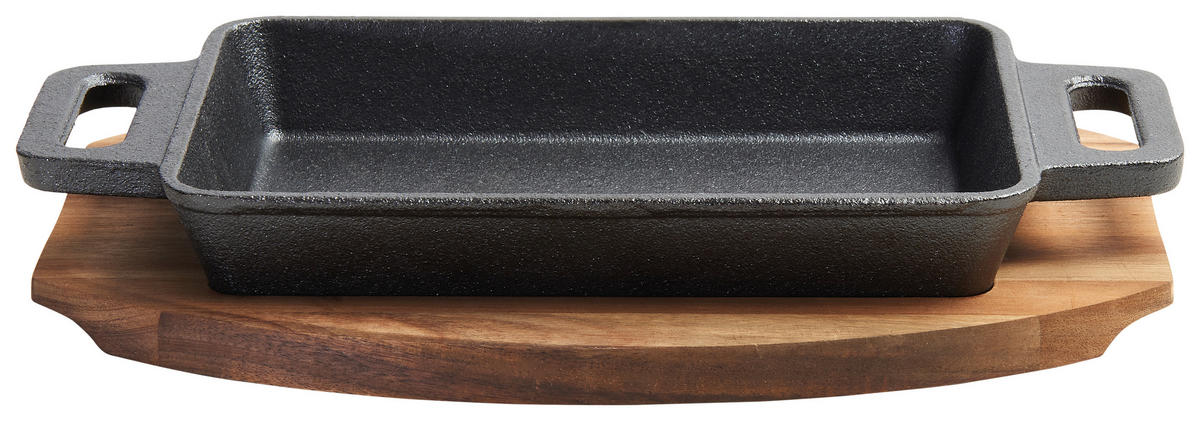 TÁLALÓSERPENYŐ  - natúr színű/fekete, Basics, fa/fém (29,9/15/3,5cm) - Homeware Profession.