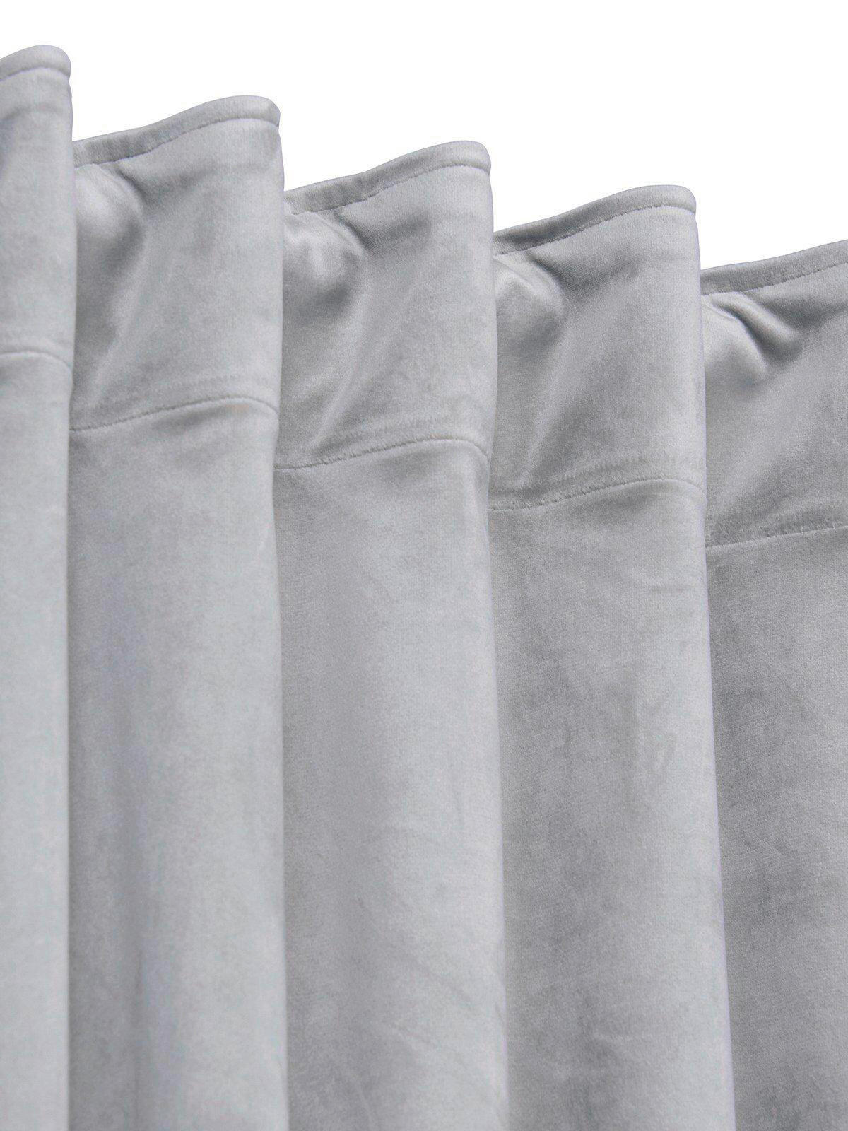 FERTIGVORHANG Verdunkelung  - Hellgrau, Basics, Textil (135/280cm) - Svanefors