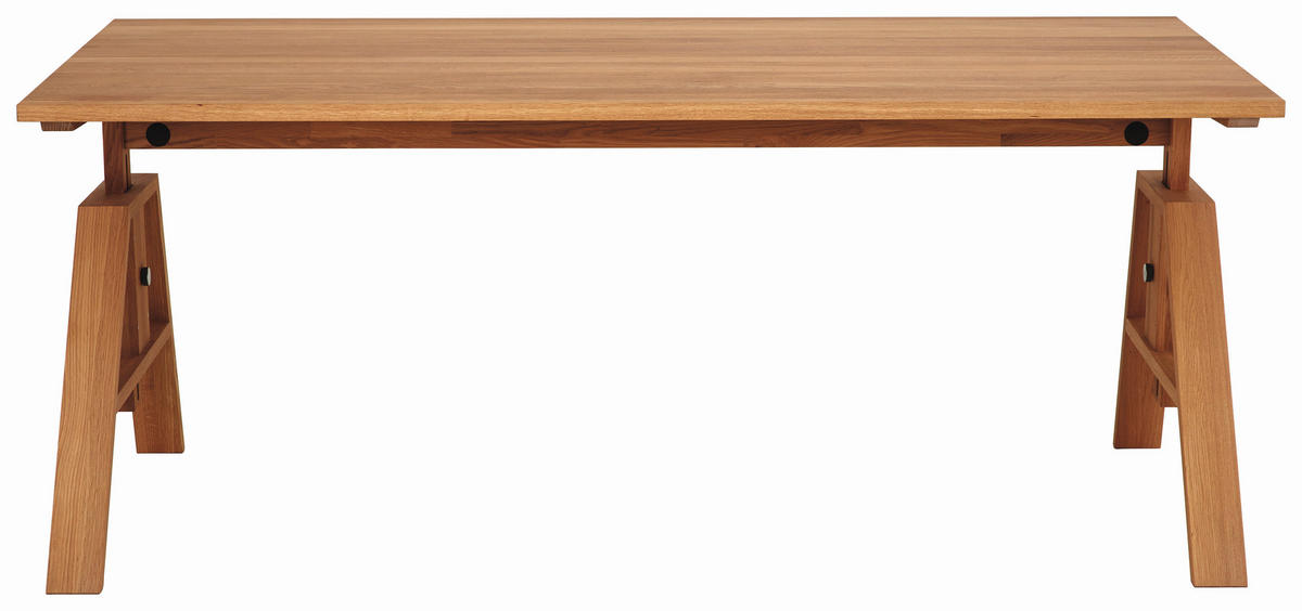 SCHREIBTISCH 180/80/68-81 cm  in Eichefarben  - Eichefarben, Design, Holz (180/80/68-81cm) - TEAM 7