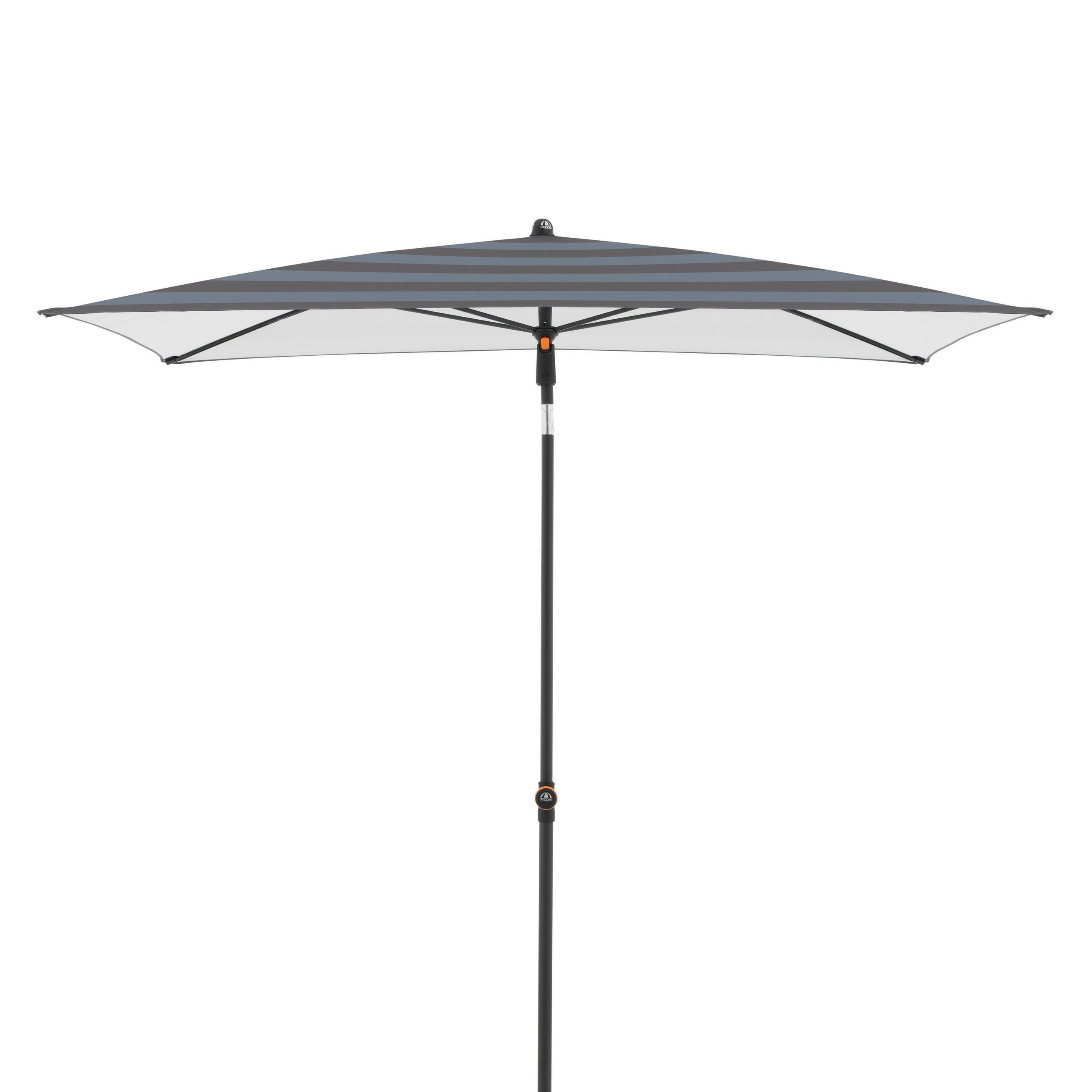 SENČNIK - antracit, Basics, kovina/tekstil (191/128/238cm) - Doppler