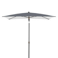 SENČNIK - antracit, Basics, kovina/tekstil (191/128/238cm) - Doppler