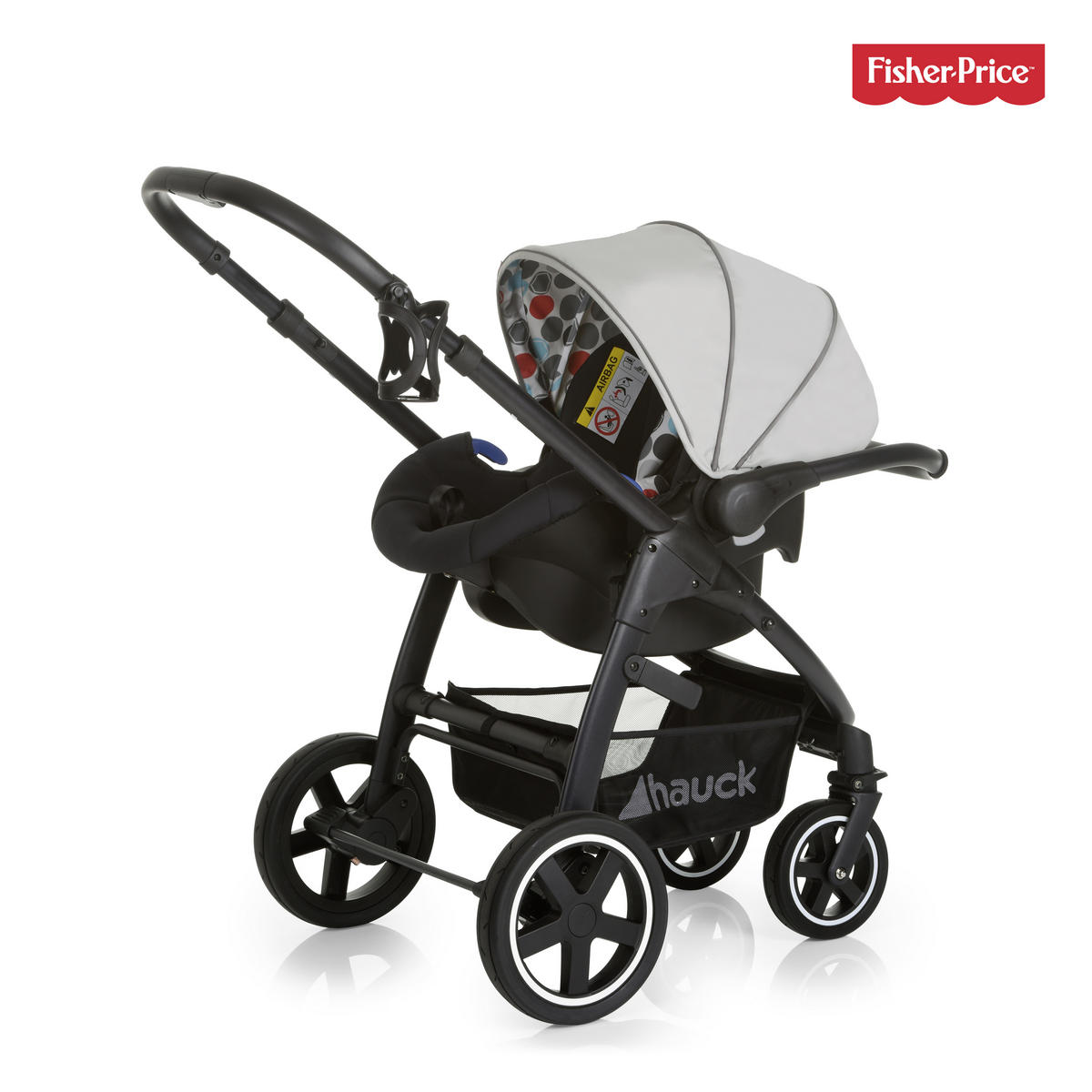 DEČJA KOLICA - SET  2018  - siva/crna, Osnovno, tekstil/metal (96/61/106cm) - Fisher Price