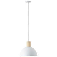 PENDELLEUCHTE 34/120 cm  - Naturfarben/Weiß, Basics, Holz/Metall (34/120cm) - Brilliant