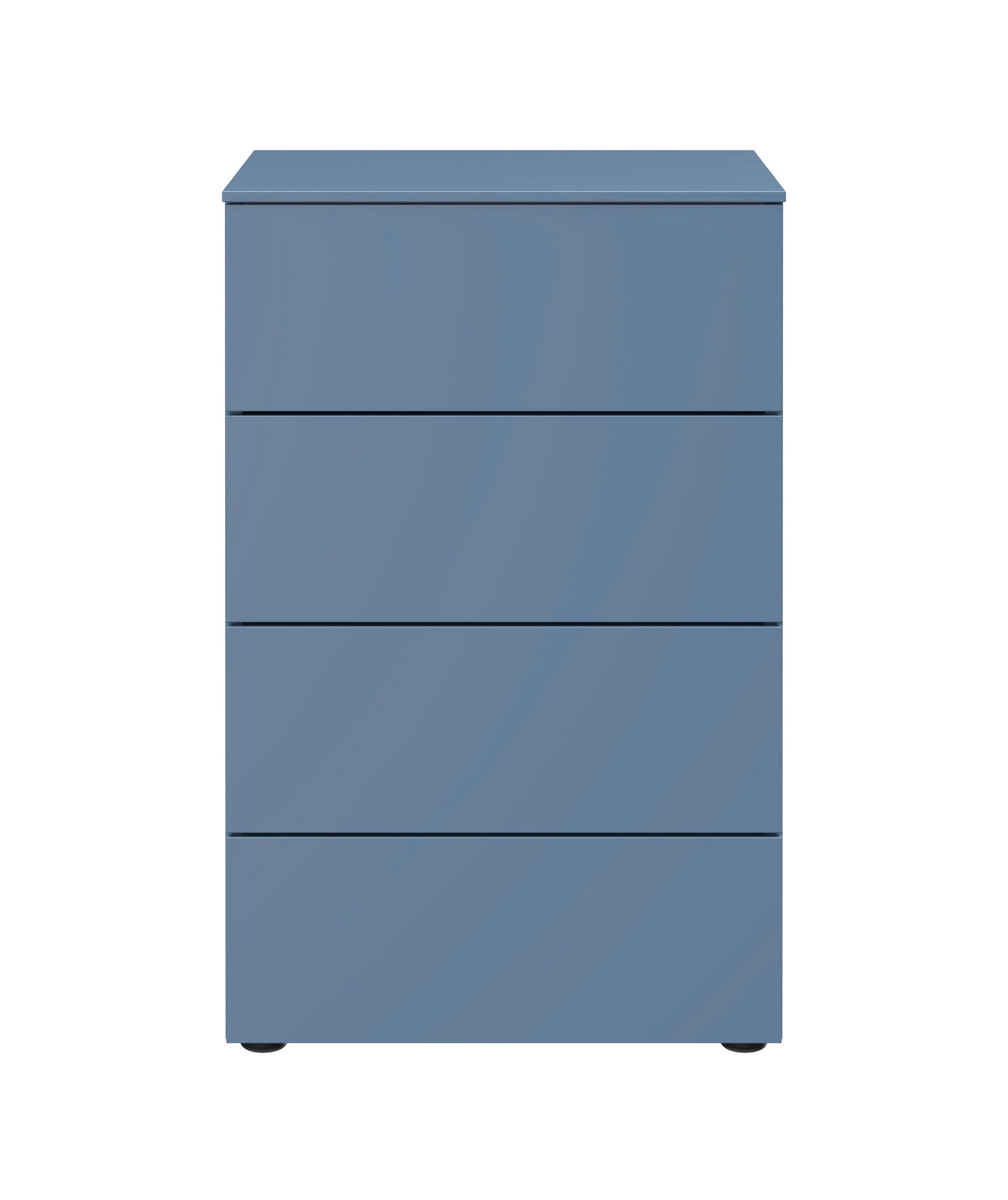 KOMMODE Primolar Garda in 50/79/41 cm - Blau/Schwarz, Design, Holzwerkstoff/Kunststoff (50/79/41cm) - Xora