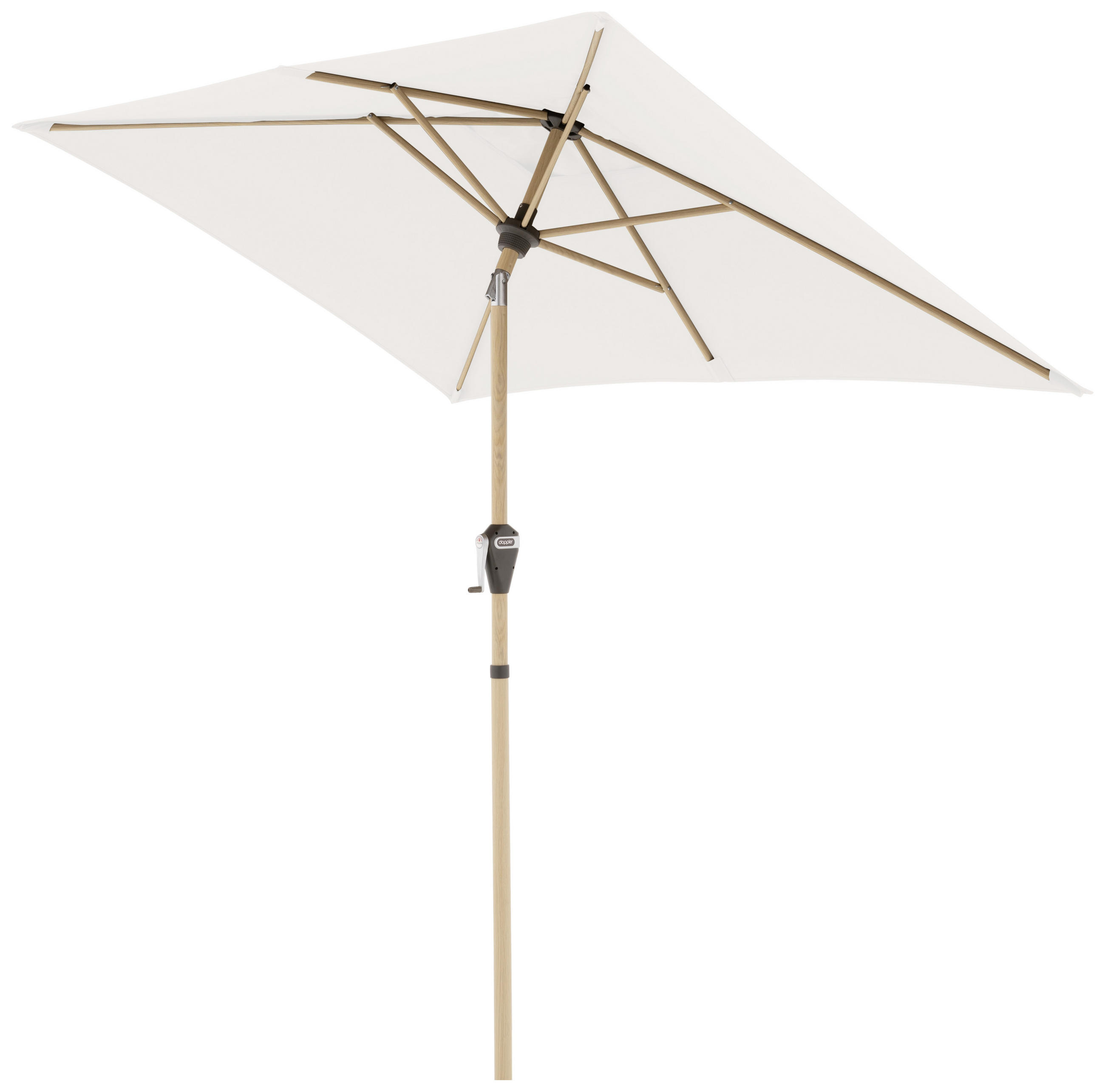 SONNENSCHIRM 140x210 cm Naturfarben  - Eschefarben/Naturfarben, Basics, Textil/Metall (140/210cm) - Doppler