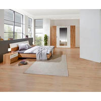 SCHLAFZIMMER in Weiss, Eichefarben  - Weiss/Eichefarben, Konventionell, Holzwerkstoff (180/200cm) - MID.YOU