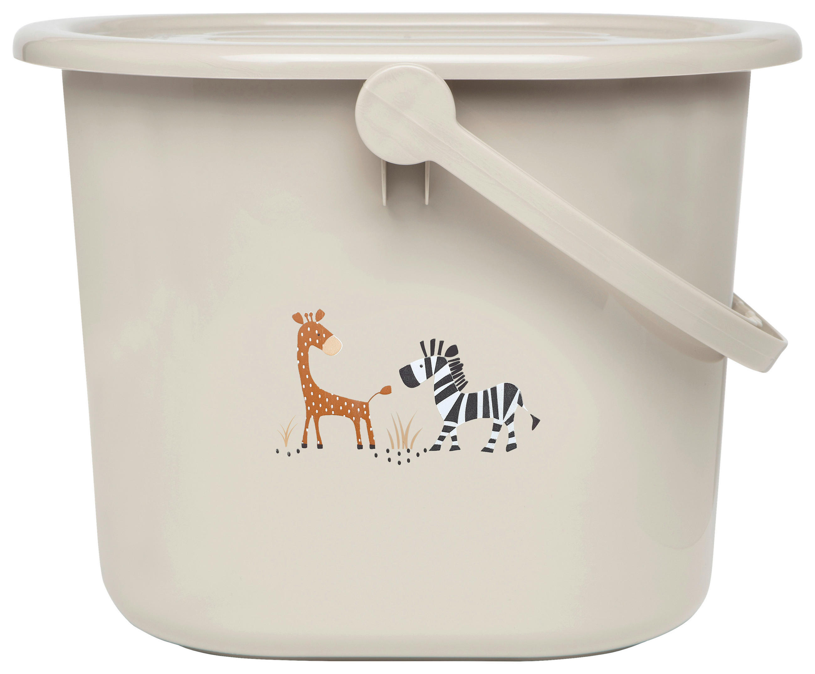 WINDELEIMER   STEPPE  - Taupe, Basics, Kunststoff (36,5/32/28cm) - Bebe Jou