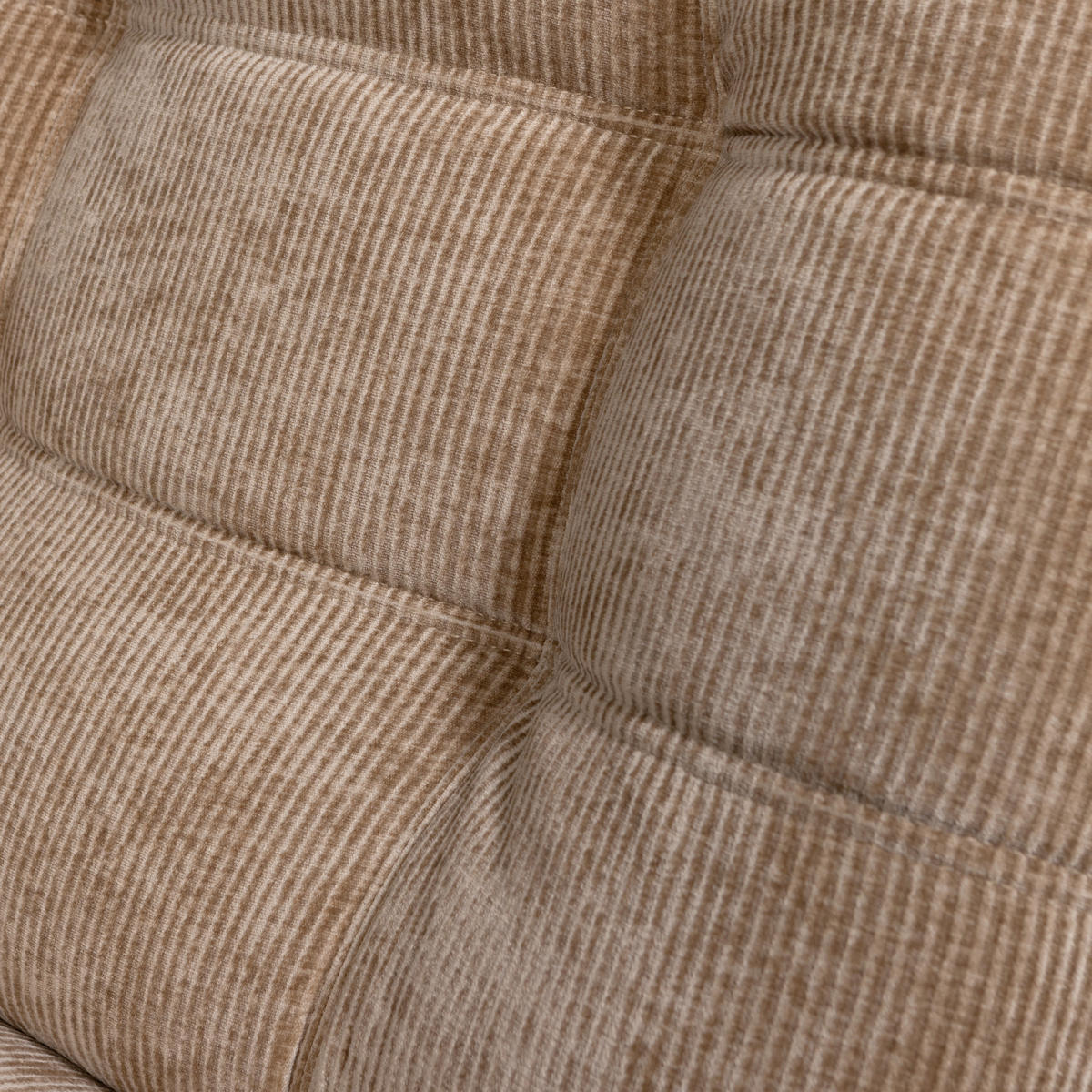 RELAXSESSEL Hein gerippt    - Hellbraun, Design, Textil (98/94/83cm) - Livetastic