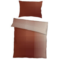 BETTWÄSCHE Makosatin 140/200 cm  - Dunkelorange, KONVENTIONELL, Textil (140/200cm) - Kaeppel