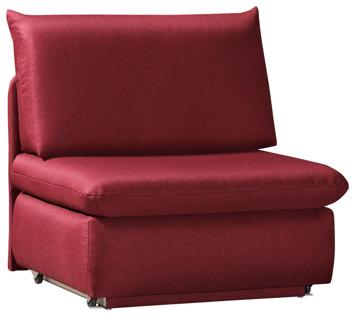 SCHLAFSESSEL Etta  mit Flachgewebe Weinrot  - Weinrot, Design, Textil (90/89/83cm) - Novel