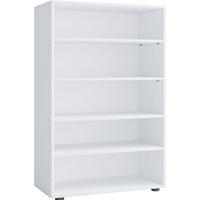 SCHUHREGAL 70/110/37 cm  - Weiss/Schwarz, Konventionell, Holzwerkstoff/Kunststoff (70/110/37cm) - MID.YOU