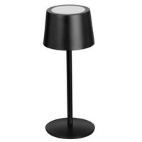 STOLNÍ LAMPA NA BATERIE, 9/22 cm  - černá, Basics, kov (9/22cm) - Novel