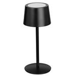 AKKU-TISCHLEUCHTE 9/22 cm  - Schwarz, Basics, Metall (9/22cm) - Novel