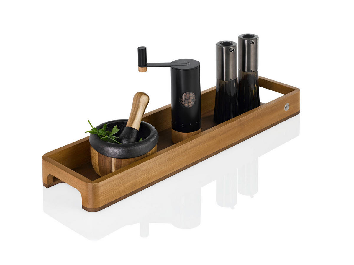 TABLETT Holz Walnuss, Akazie  - Basics, Holz (60/15,5/5cm) - AdHoc