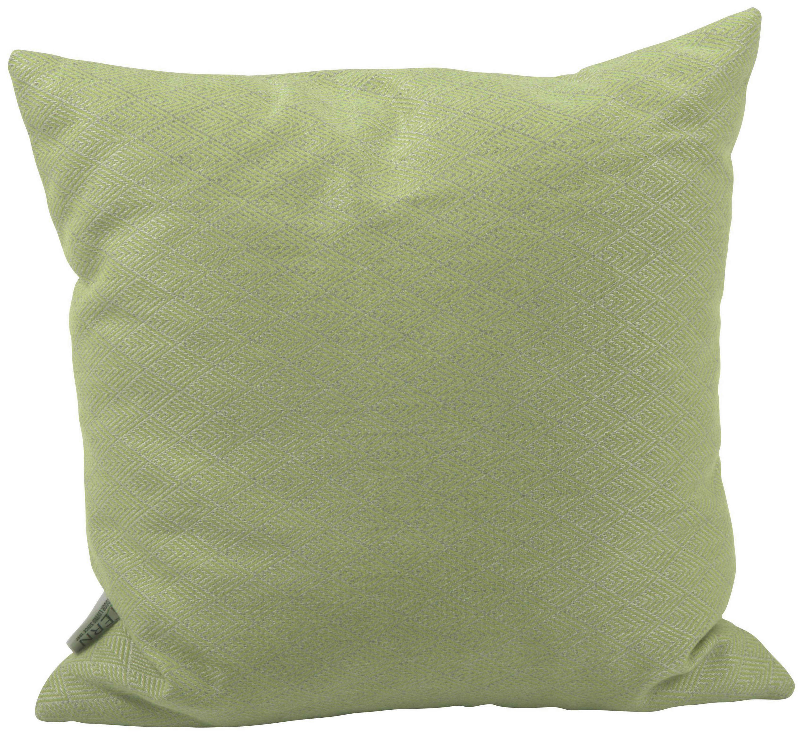 OUTDOOR-KISSEN Raute  - Grün, Design, Textil (45/10/45cm) - Stern