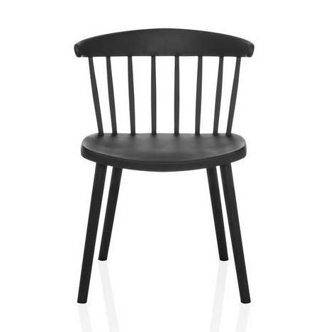 BESUCHERSTUHL  in Schwarz  - Schwarz, MODERN, Kunststoff (53/75/45cm) - MID.YOU