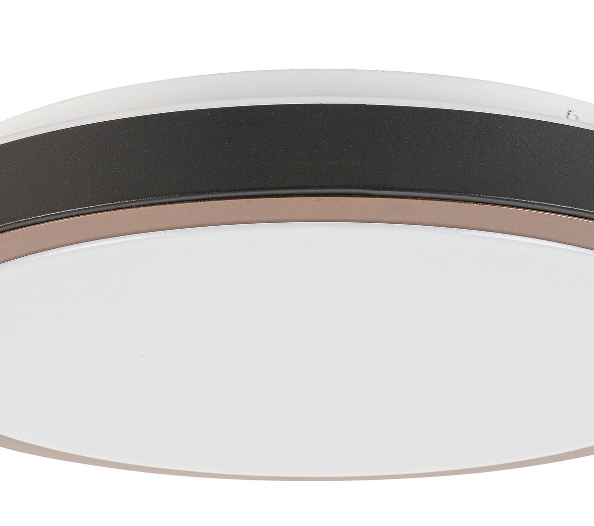 LED PLAFONJERA - bela/crna, Osnovno, metal/plastika (39/8cm) - Novel