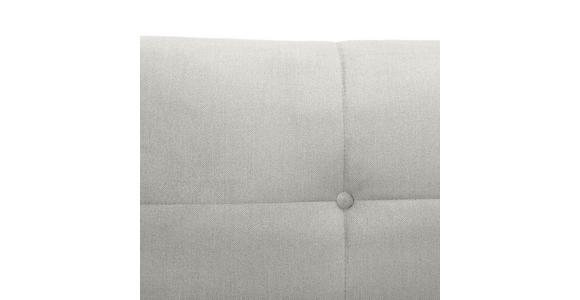 SCHLAFSOFA  in Samt Hellgrau  - Hellgrau/Schwarz, KONVENTIONELL, Holz/Textil (220/95/98cm) - Carryhome