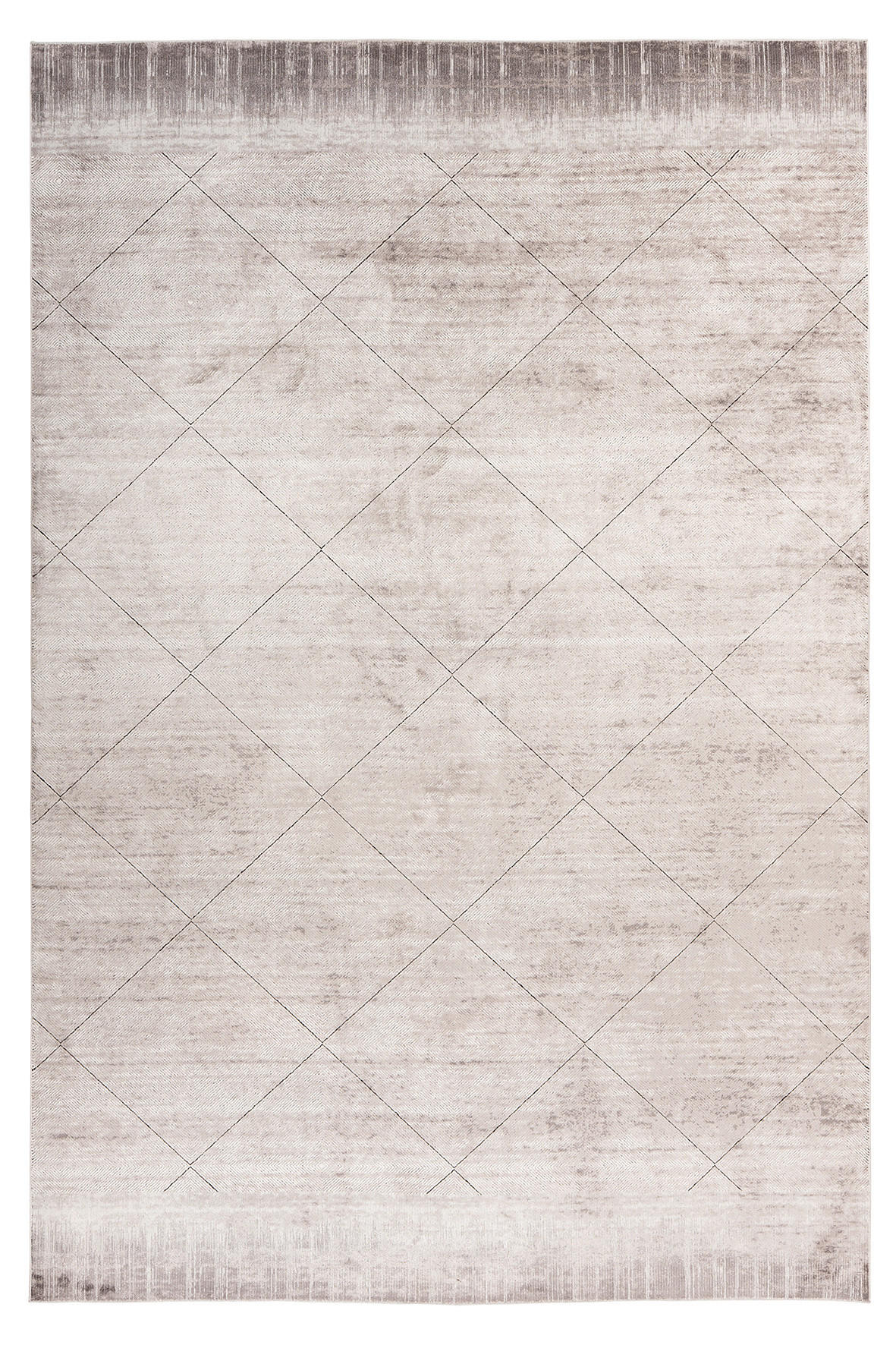WEBTEPPICH 140/200 cm  - Beige/Grau, Design, Textil (140/200cm) - Novel