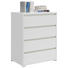 KOMMODE 80/103/48 cm - Alufarben/Weiß, Design, Holzwerkstoff (80/103/48cm) - Carryhome KOMMODE 80/103/48 cm - Alufarben/Weiß, Design, Holzwerkstoff (80/103/48cm) - Carryhome