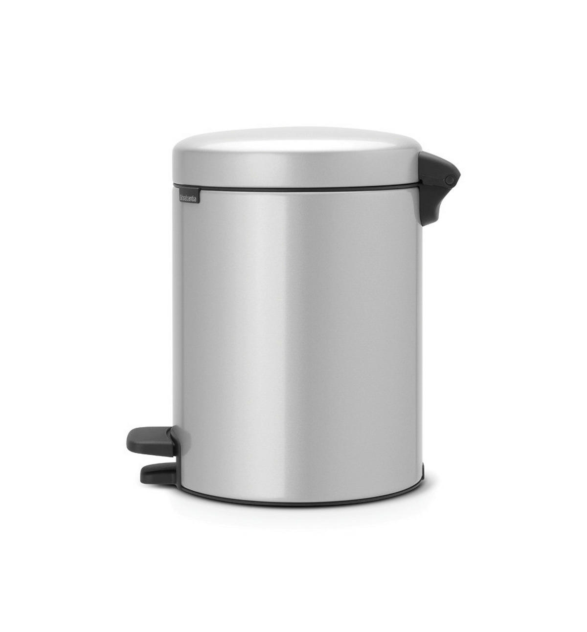 ABFALLEIMER 5 L  - Grau, Basics, Kunststoff/Metall (20.5/29.1/27.2cm) - Brabantia
