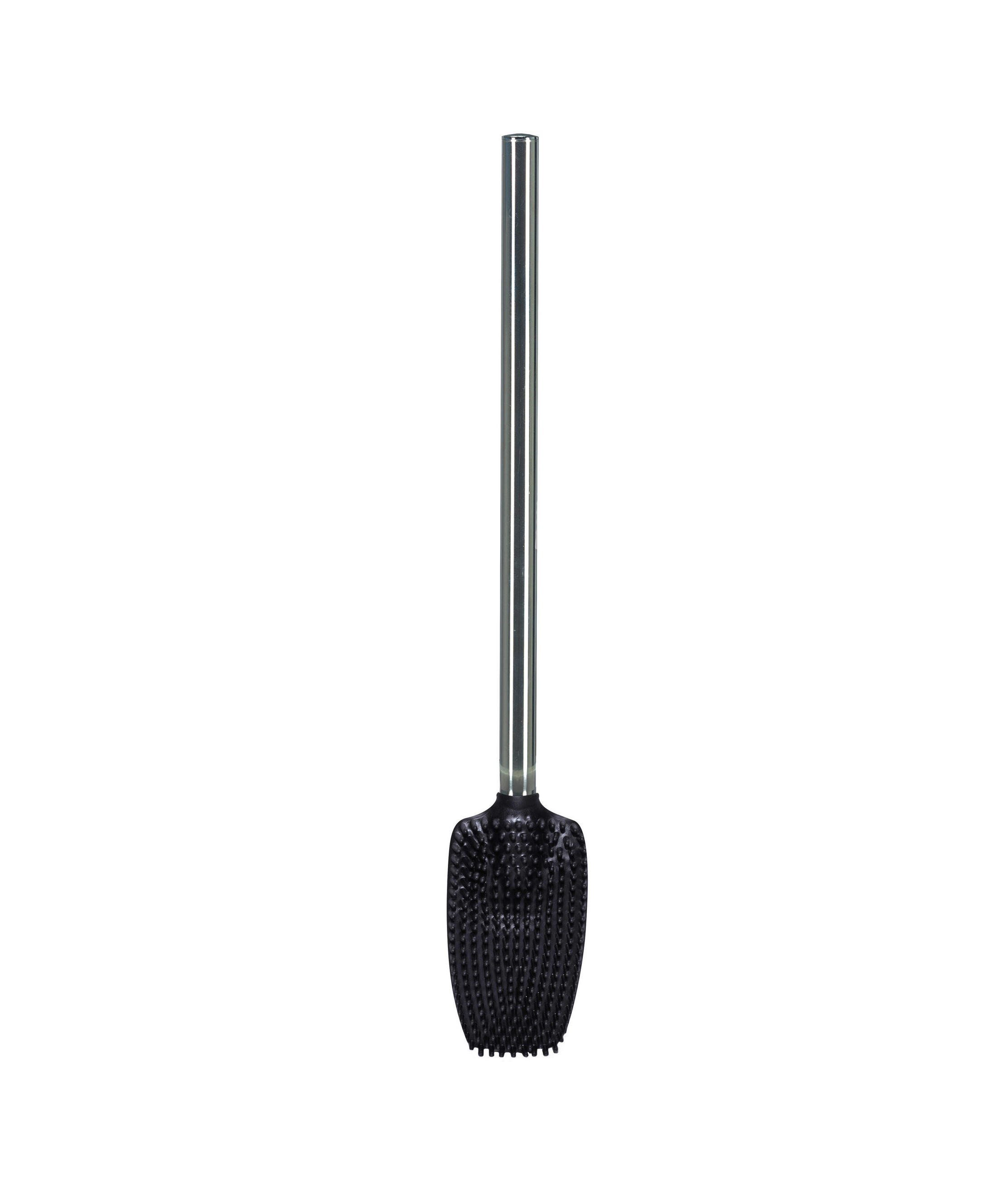 WC GARNITURA SA ČETKOM  siva, crna  plastika  - boja aluminijuma/siva, Konvencionalno, metal/plastika (10,6/39/10,6cm) - Kleine Wolke