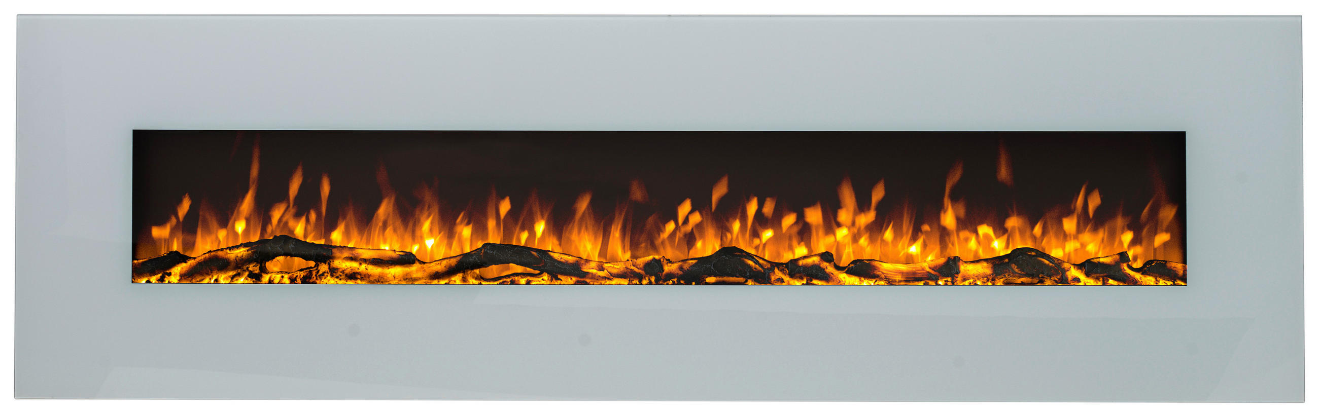 Xora Elektrokamin Weiß 183x55x14 cm