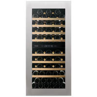 WEINKÜHLSCHRANK DVH-70.185DSS.TO  - Edelstahlfarben, Basics, Glas/Holz (59/123,3/57,1cm)