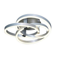 LED-DECKENLEUCHTE  Smart 70 cm  - Alufarben, Design, Kunststoff/Metall (70cm) - Näve