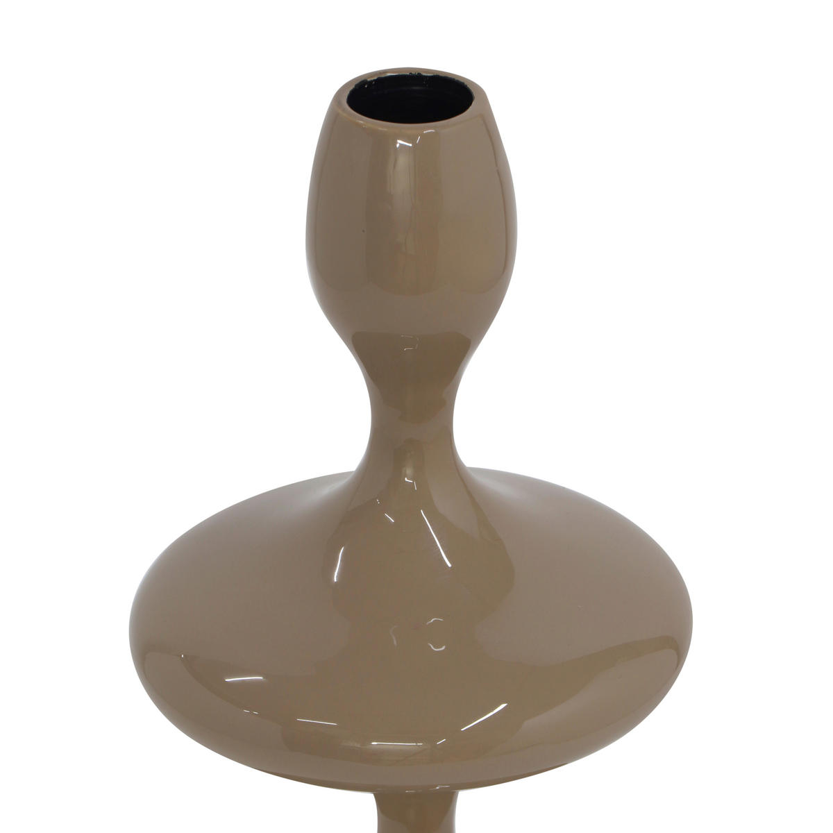 STABKERZENHALTER - Beige, Basics, Metall (11/28/11cm)