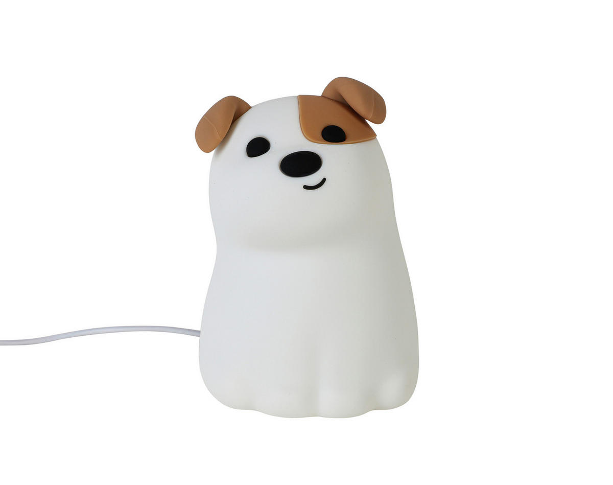 NOČNÉ SVETLO, 9,2/13,8/11,5 cm - biela, Trend, plast (9,2/13,8/11,5cm) - Novel