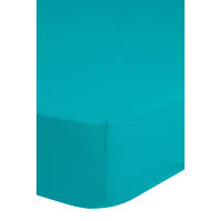SPANNLEINTUCH 200/220 cm Jersey  - Türkis, Basics, Textil (200/220cm) - MID.YOU