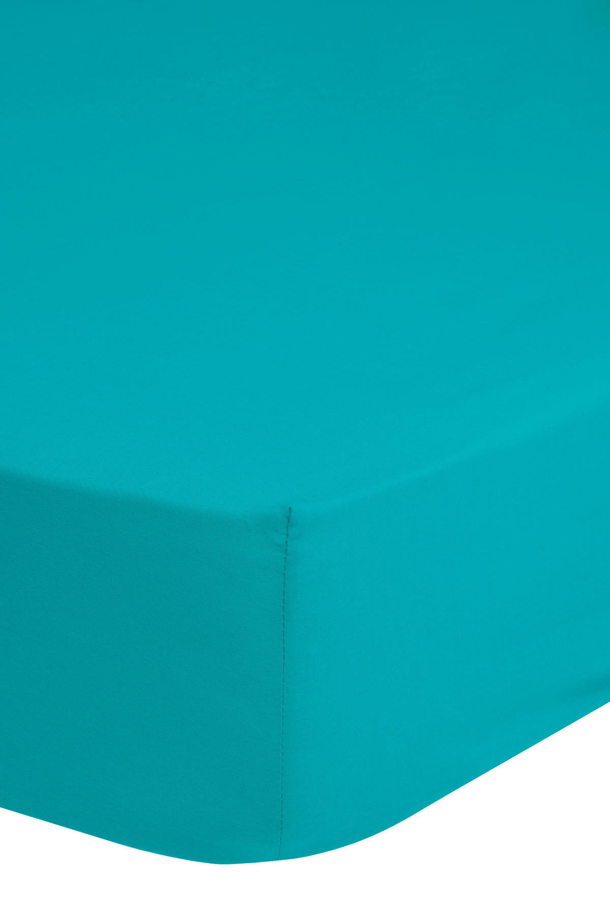 SPANNLEINTUCH 200/220 cm Jersey  - Türkis, Basics, Textil (200/220cm) - MID.YOU