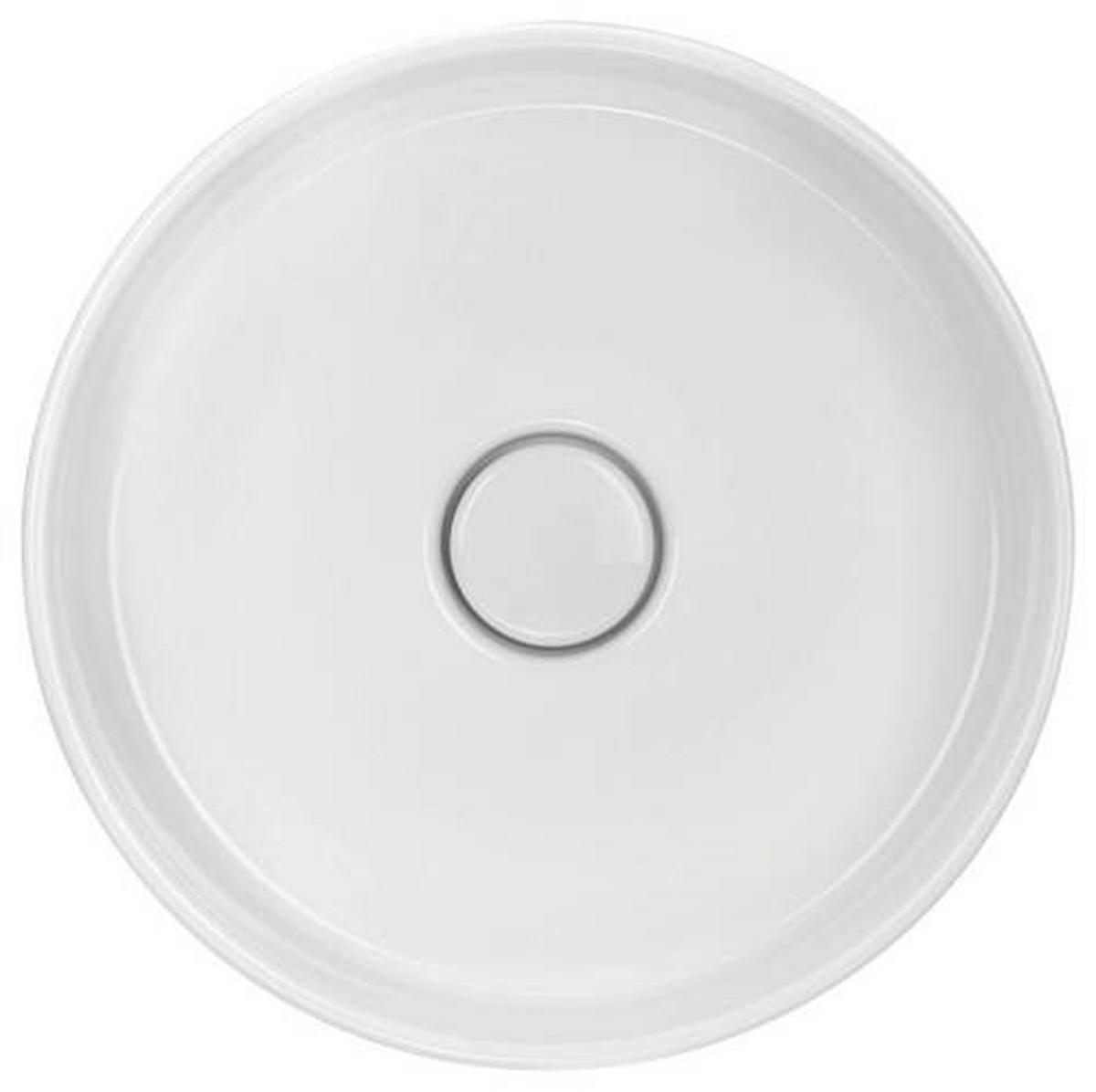 WASCHBECKEN 40/10,2/40 cm  - Weiß Hochglanz/Weiß, Basics, Keramik (40/10,2/40cm) - Systemceram