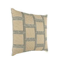 ZIERKISSEN  45/45 cm   - Creme/Schwarz, Basics, Textil (45/45cm) - Eglo