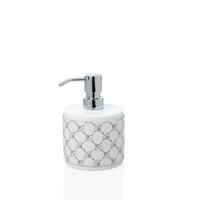 SEIFENSPENDER CORNFLOWERACCESSOIRES  - Weiß/Grau, Design, Keramik/Kunststoff (9/14,5/9cm) - Joop!