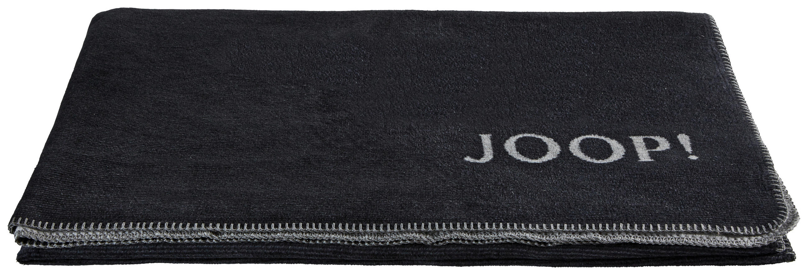 WOHNDECKE MELANGE-DOUBLEFACE 150/200 cm  - Graphitfarben/Schwarz, Design, Textil (150/200cm) - Joop!