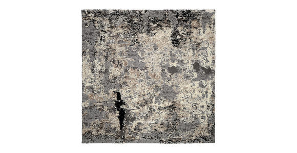 VINTAGE-TEPPICH 200/200 cm Timeline Quantum Hellgrau - Hellgrau, Design, Textil (200/200cm) - Novel
