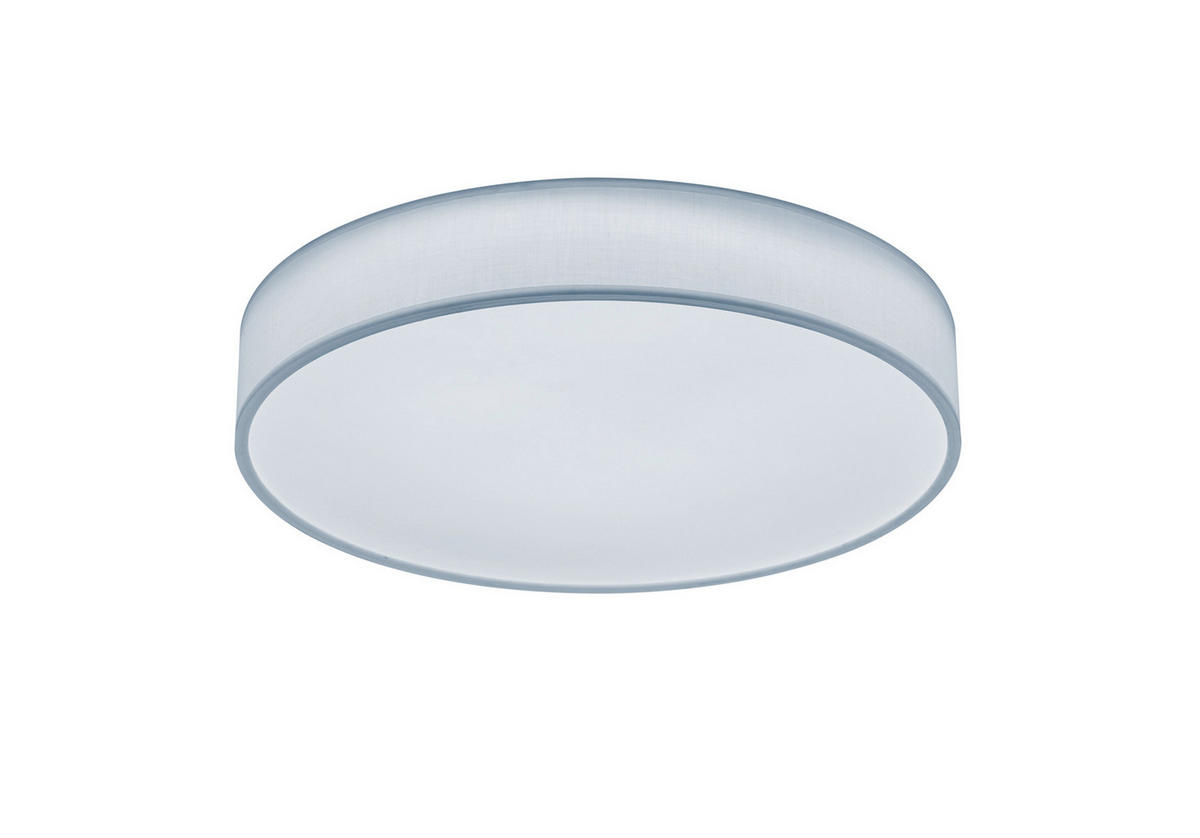 LED-DECKENLEUCHTE  60/10 cm    - Weiss, Basics, Textil (60/10cm) - Trio Leuchten