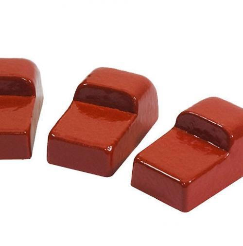 PRIBOR ZA ŽAR - rdeča, Basics, keramika (10/10/10cm) - Homeware Profession.