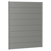 SICHTSCHUTZ - Grau, Basics, Metall (145/182/4,4cm) - Biohort