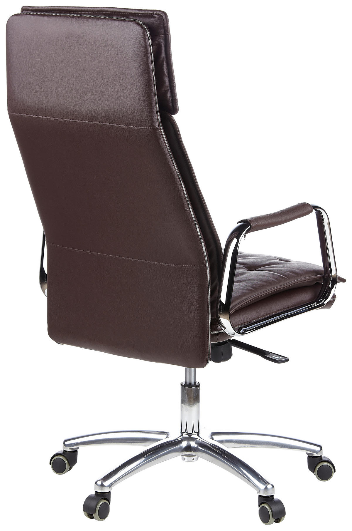 CHEFSESSEL Braun  - Braun, Basics, Leder/Kunststoff (60/130/48cm) - MID.YOU