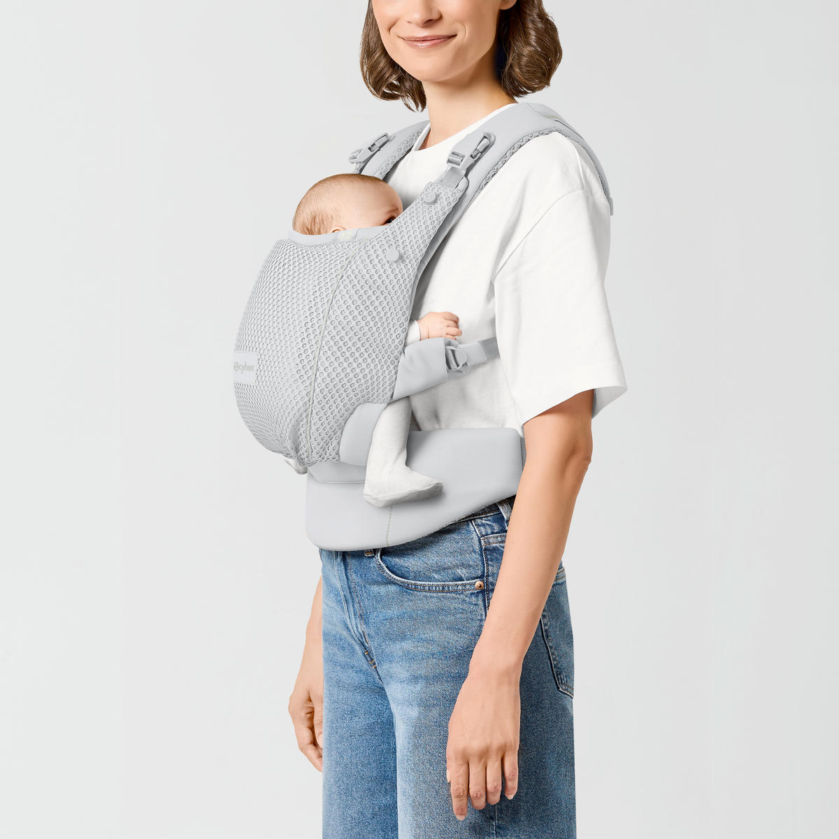 BABYTRAGE Amya  - Hellgrau, Basics, Textil (50/60cm) - Cybex