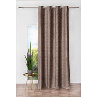 Material Perdele Și Draperii black-out (nu permite trecerea luminii)  - maro, Basics, textil (280cm)