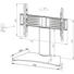 TV-RACK Klar, Silberfarben - Klar/Silberfarben, KONVENTIONELL, Glas/Metall (70/52/30cm)