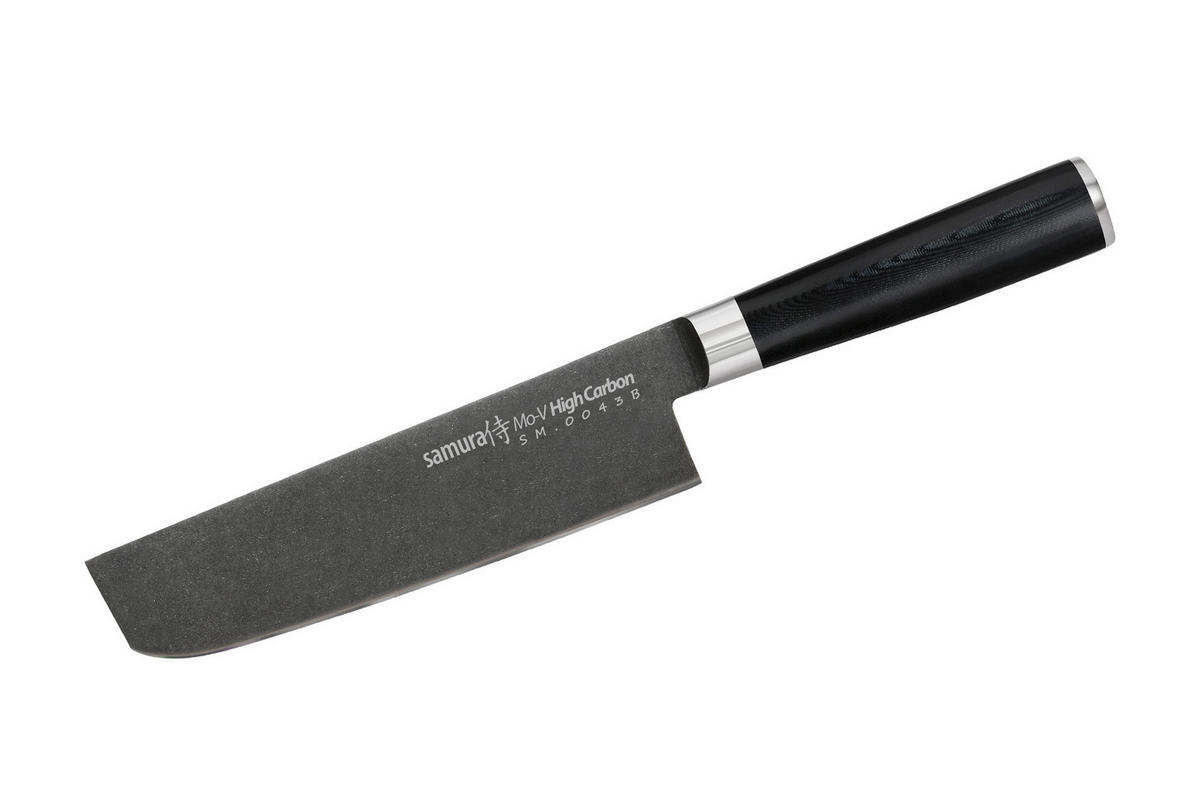 NOŽ KUHINJSKI  MO-V 37.2/3.9/2.8 cm           oplemenjeni čelik - crna, Basics, drvni materijal/metal (37.2/3.9/2.8cm) - Samura
