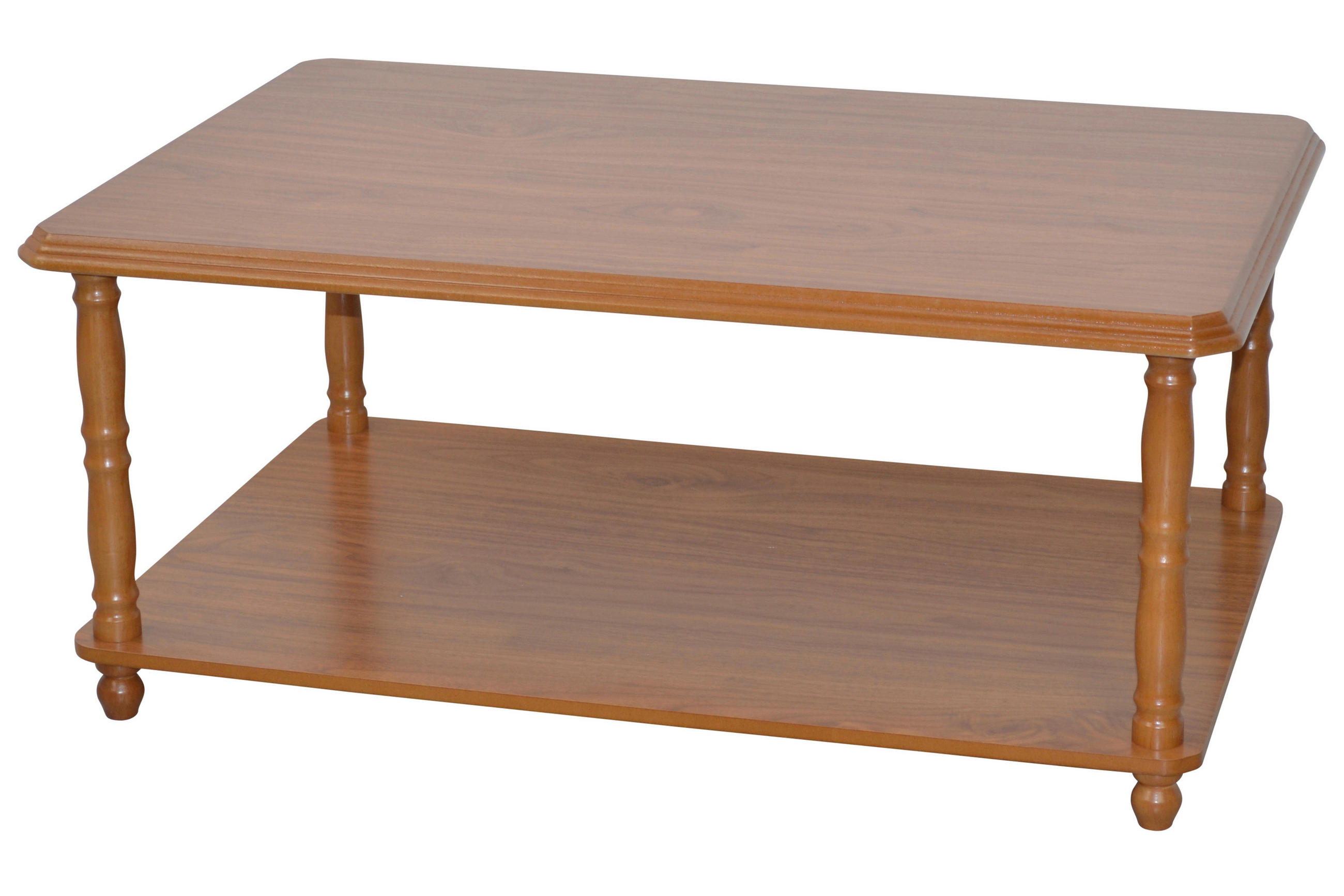 COUCHTISCH Kautschukholz massiv 58,5/89/40 cm rechteckig Eichefarben  - Eichefarben, KONVENTIONELL, Holz/Holzwerkstoff (58,5/89/40cm) - MID.YOU