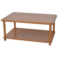COUCHTISCH Kautschukholz massiv 58,5/89/40 cm rechteckig Eichefarben  - Eichefarben, KONVENTIONELL, Holz/Holzwerkstoff (58,5/89/40cm) - MID.YOU